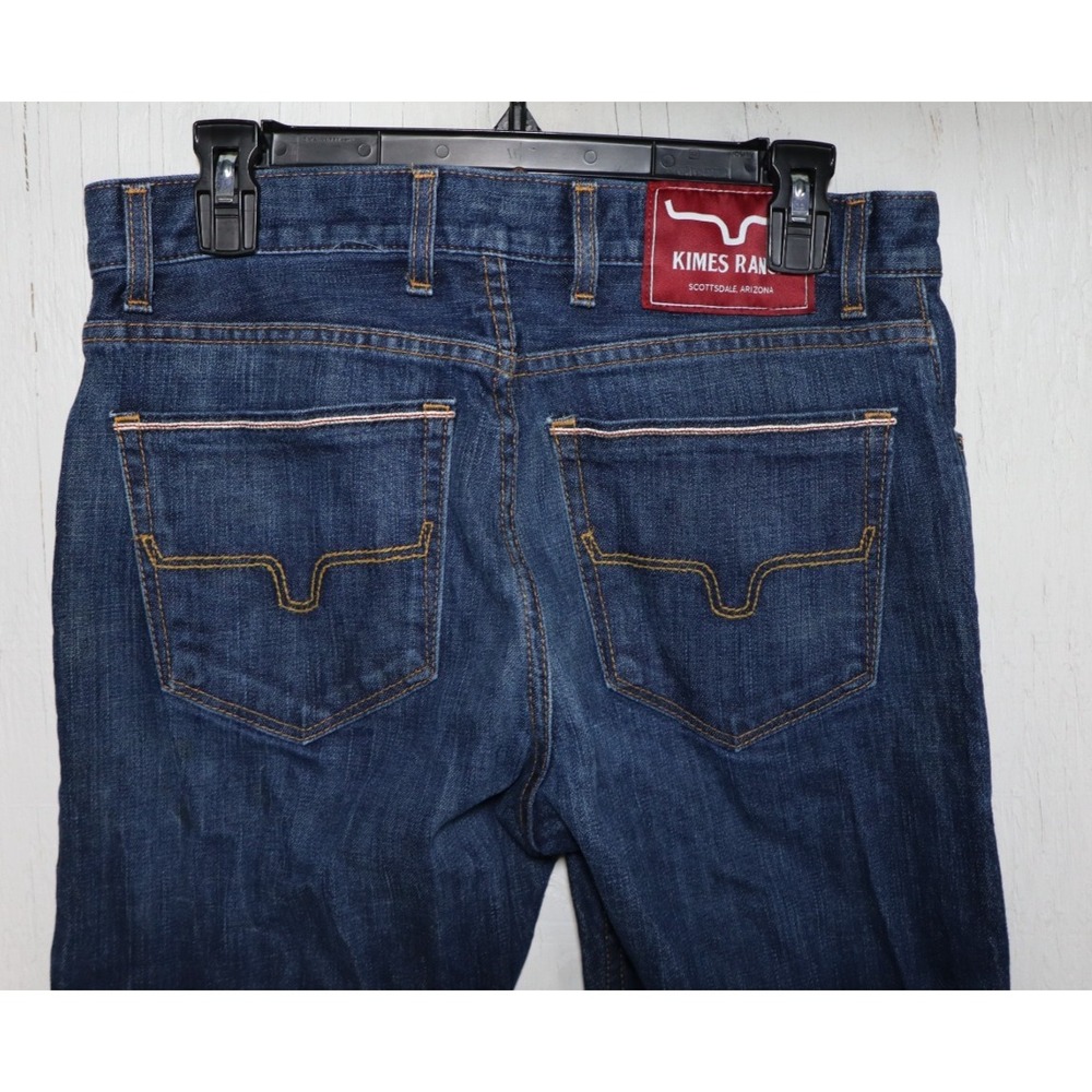 Kimes Ranch Roger Jeans Men's 30x36 Slim Straight Western Durable Denim - Picture 4 of 10